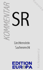 Buch-Faksimile Sachenrecht, Liechtenstein